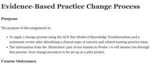 Evidence-Based Practice Change Process 