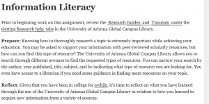 Information Literacy