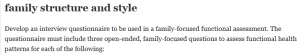 family structure and style