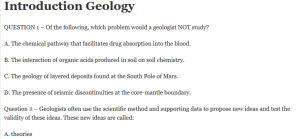 Introduction Geology