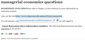 managerial economics questions