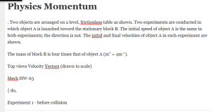 Physics Momentum