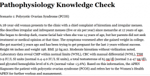 Pathophysiology Knowledge Check