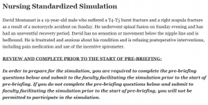 Nursing Standardized Simulation