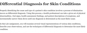 Differential Diagnosis for Skin Conditions