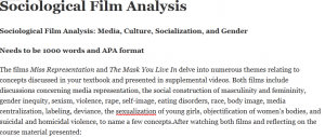 Sociological Film Analysis