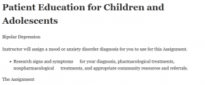 Patient Education for Children and Adolescents
