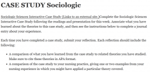 CASE STUDY Sociologic