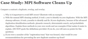 Case Study: MPI Software Cleans Up