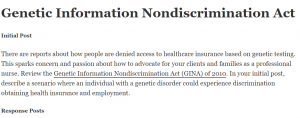 Genetic Information Nondiscrimination Act