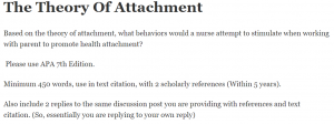 The Theory Of Attachment