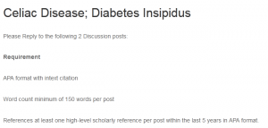Celiac Disease; Diabetes Insipidus