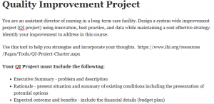 Quality Improvement Project